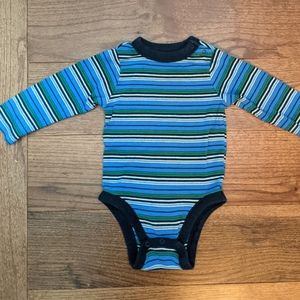 Old Navy striped l/s with side buttons.